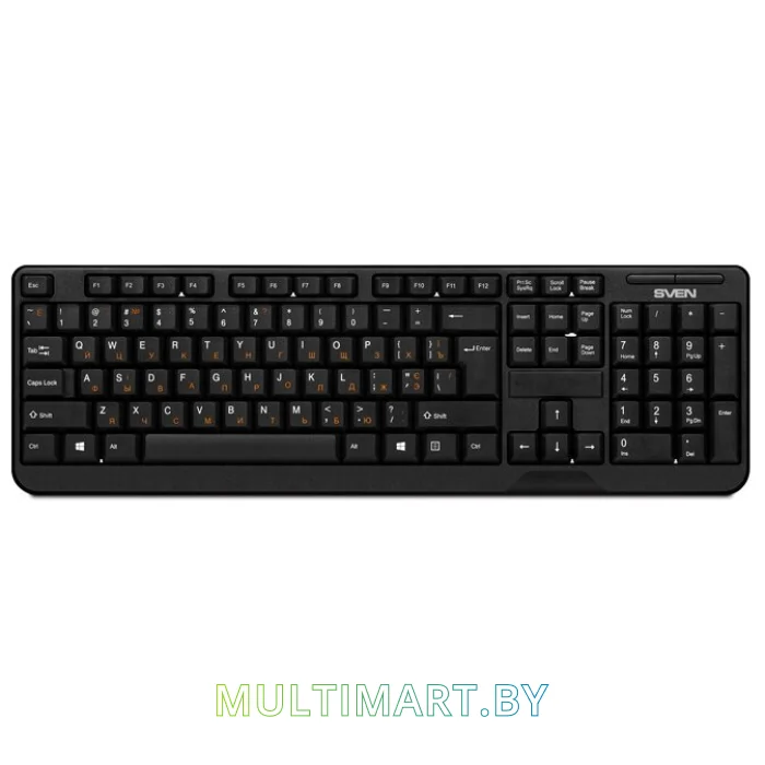 Клавиатура SVEN KB-C2200W (черный)